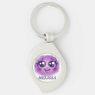 Purple grimace key ring