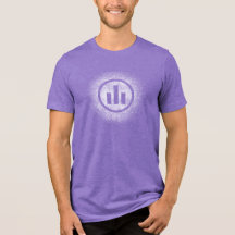 Purple Grunge Independent Centre Logo T-Shirt
