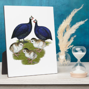 Purple Guinea Family Plaque