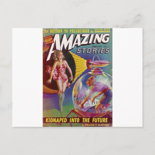 Purple Guy in a Globe Postcard (Front)