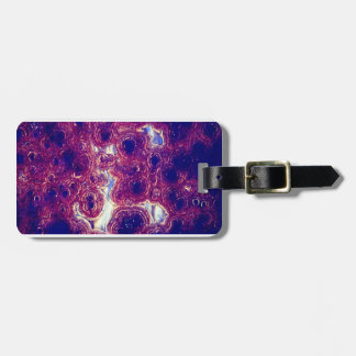 Purple Guy Tie Luggage Label