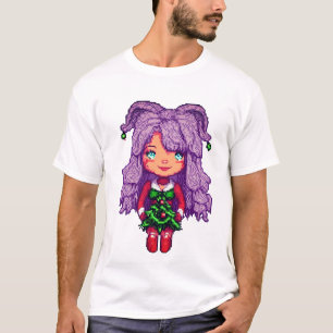 Purple hair girl T-Shirt