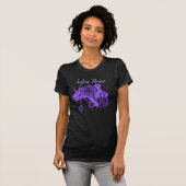 Purple Hair Stylist Logo T-Shirt (Front Full)