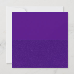 Purple Half-Glitter & Matte Rectangular Invites