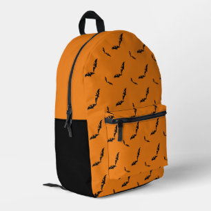 Purple Halloween/bat Thermal Tumbler Printed Backpack