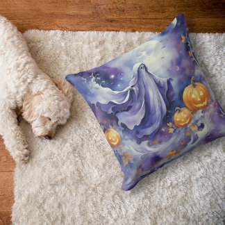 Purple Halloween  Cushion