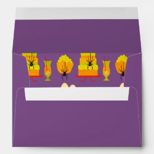 Purple Halloween Envelope