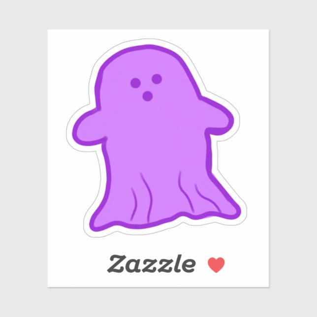 Purple Halloween Ghost  (Sheet)