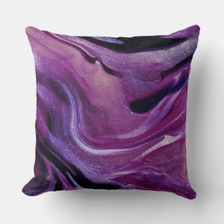 Purple Harmony Pillows: Elegance Redefined.  Cushion