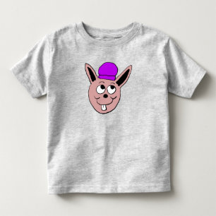 Purple Hat Bunny Toddler T-Shirt