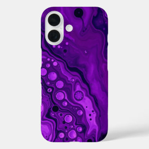 Purple Haze: A Swirl of Colour iPhone 16 Case