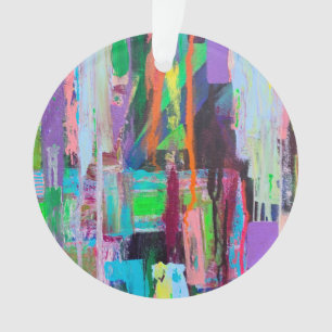 Purple Haze Acrylic Ornament