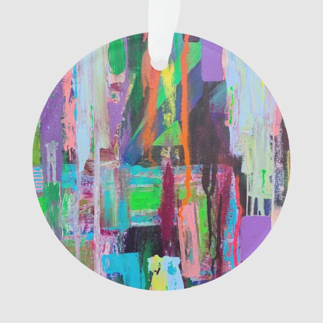 Purple Haze Acrylic Ornament (Front)