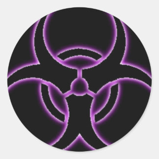 Purple Haze Bio-Hazard Sticker