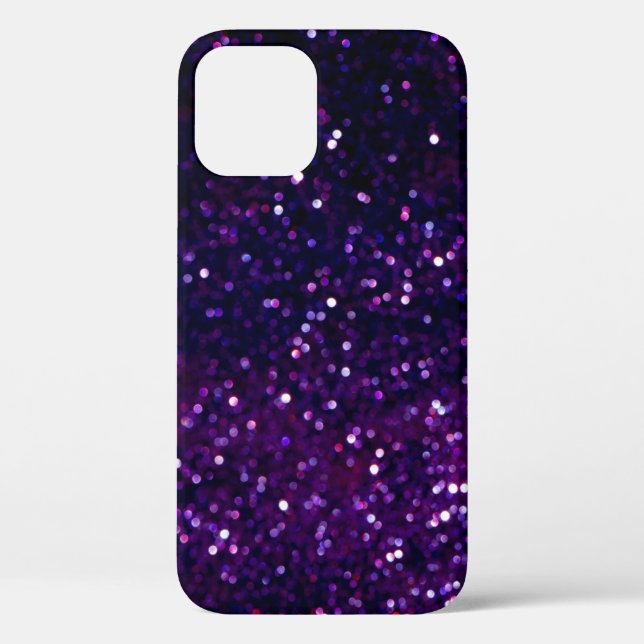 Purple Haze: Glitter Lights Background Case-Mate iPhone Case (Back)