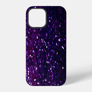 Purple Haze: Glitter Lights Background iPhone 12 Case