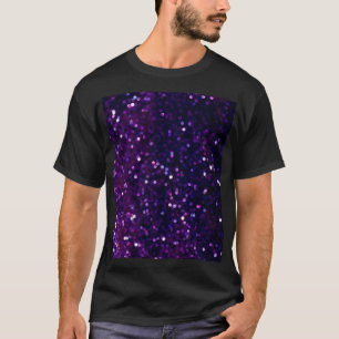 Purple Haze: Glitter Lights Background T-Shirt