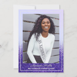 Purple Haze Glitz Pageant Autograph Cards