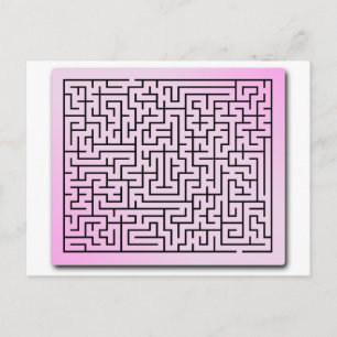 Purple Haze Maze Postcard