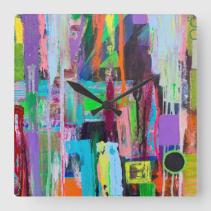 Purple Haze Wall Clock
