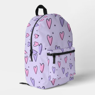 purple heart backpack school bookbag Travel