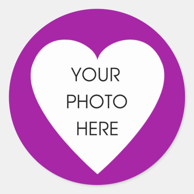 Purple Heart Border Stickers (Front)