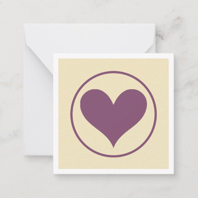Purple heart card (Front)