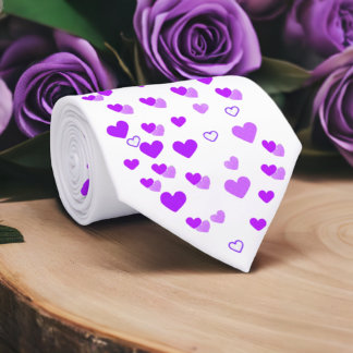 Purple Heart Cluster Tie