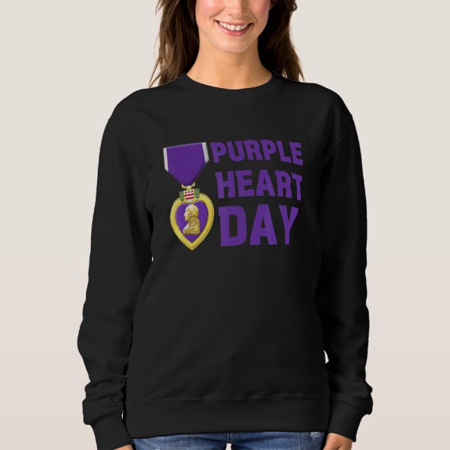 Purple Heart Day Sweatshirt (Front)