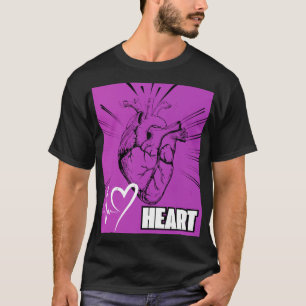 Purple Heart Design T-Shirt