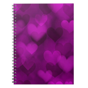 Purple Heart Gift For Women & Girls, Girl Kids Notebook