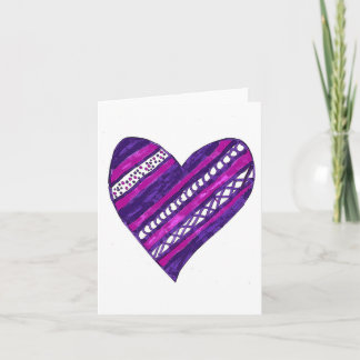 Purple Heart Greeting Card