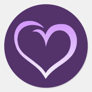 Purple Heart Logo Sticker
