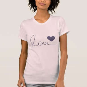 Purple Heart Love T-Shirt