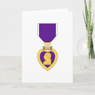 Purple Heart Medal Card
