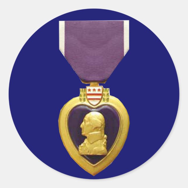 Purple Heart Medal Sticker (Front)