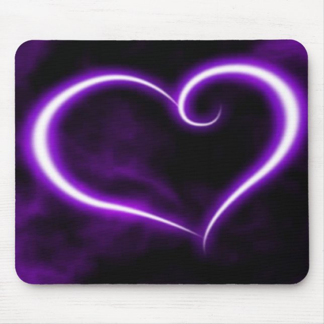 Purple Heart Mousepad (Front)