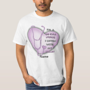 Purple Heart ObGyn Nurse T-Shirt