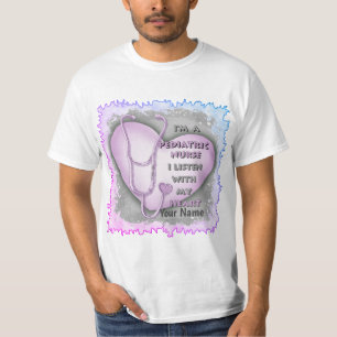 Purple Heart Paediatrics Nurse T-Shirt