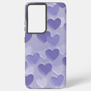 Purple heart phone case   Samsung Galaxy S21 Ultra