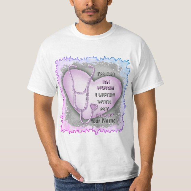Purple Heart RN Nurse T-Shirt (Front)