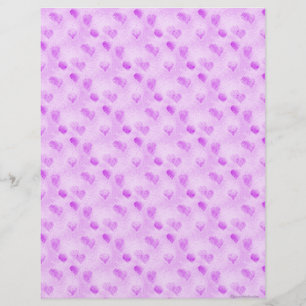 Purple Heart Scrapbook Paper