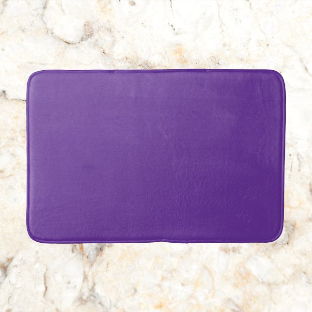 Purple Heart Solid Colour Bath Mat (Creator Uploaded)
