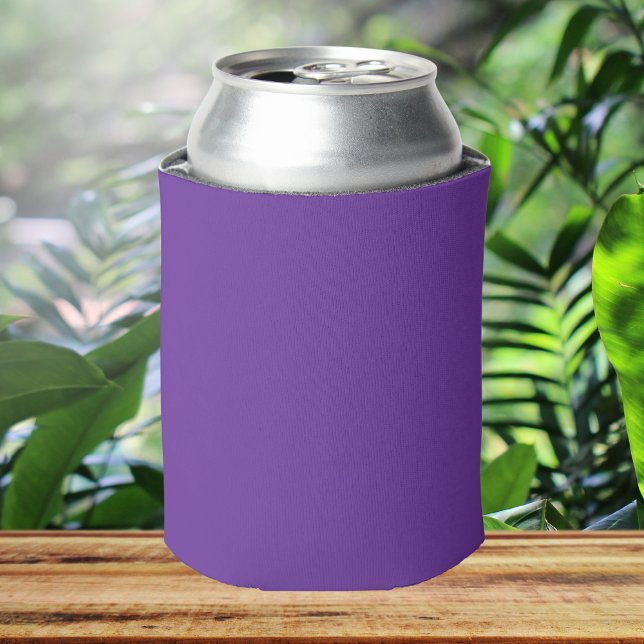 Purple Heart Solid Colour Can Cooler (Creator Uploaded)