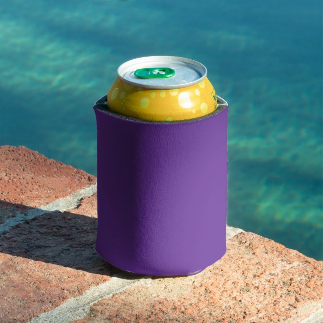 Purple Heart Solid Colour Can Cooler (In Situ Pool)