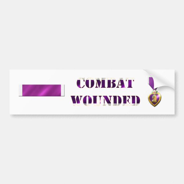 Purple Heart Sticker Set (Front)