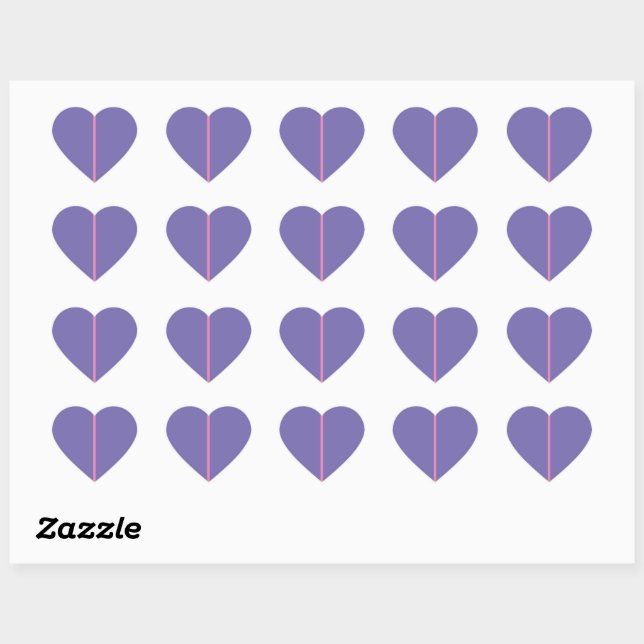 Purple Heart Stickers  (Sheet)