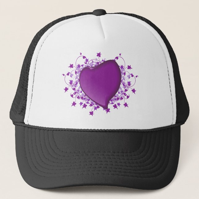Purple Heart Trucker Hat (Front)