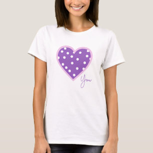 Purple Heart Valentine's Day Gift T-Shirt Tee