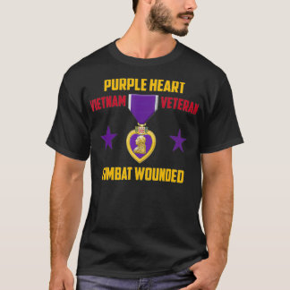 Purple Heart Vietnam Veteran  T-Shirt